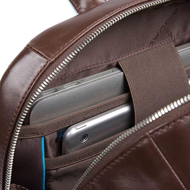Actual product image Piquadro Blue Square - Large laptop backpack with iPad® compartment (22.80 l)