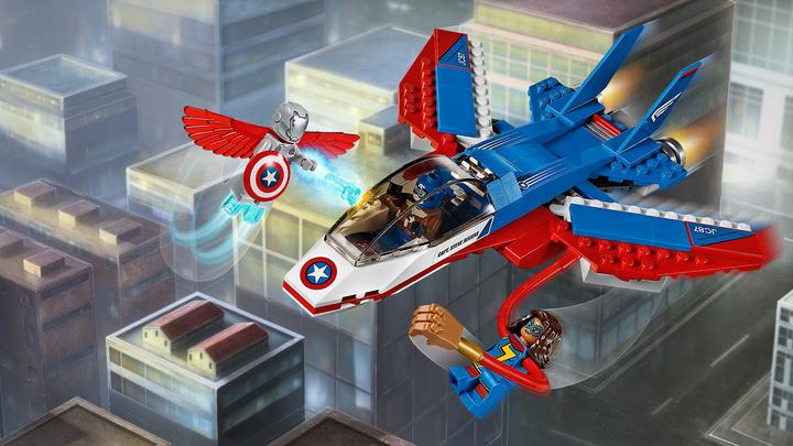 Immagine prodotto LEGO Marvel Super Heroes Captain America: Jet plane (76076, LEGO Marvel)