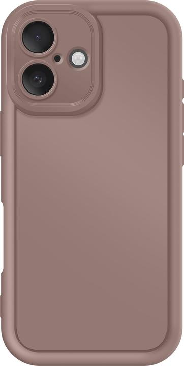 Actual product image OEM Rim TPU case for iPhone 16 6,1" brown (Apple iPhone 16)