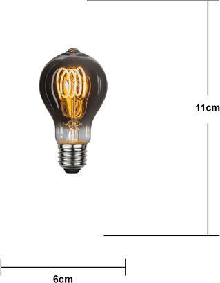 Actual product image Star Trading LED bulb E27 TA60 Decoled Spiral Smoke (E27, 50 lm, 1x)