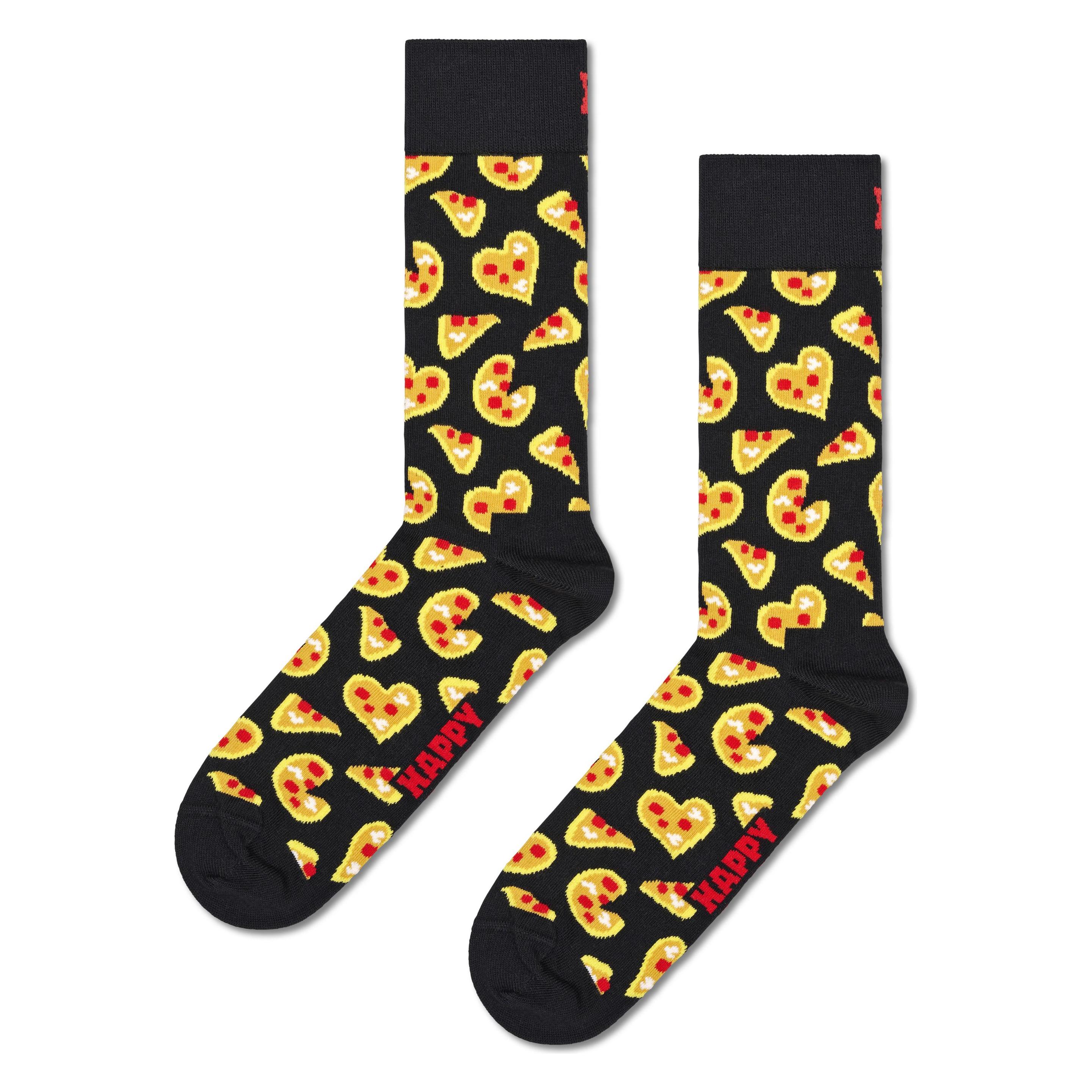 Happy Socks, Damen, Socken, Pizza Love, Mehrfarbig, (Einzelpack, 36 - 40)