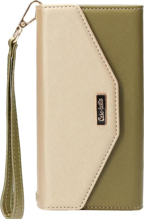 Actual product image Casetastic Clutch Samsung Galaxy A21s (2020) Gold/Green (Samsung Galaxy A21s)