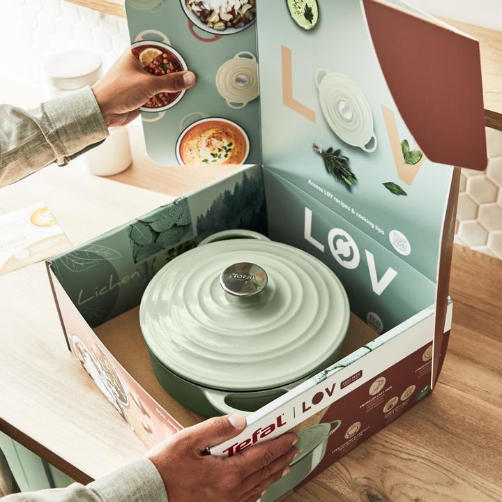 Produktbild Tefal LOV Bräter (25 cm, Kochtopf, Bräter + Schmortopf, Gusseisen)