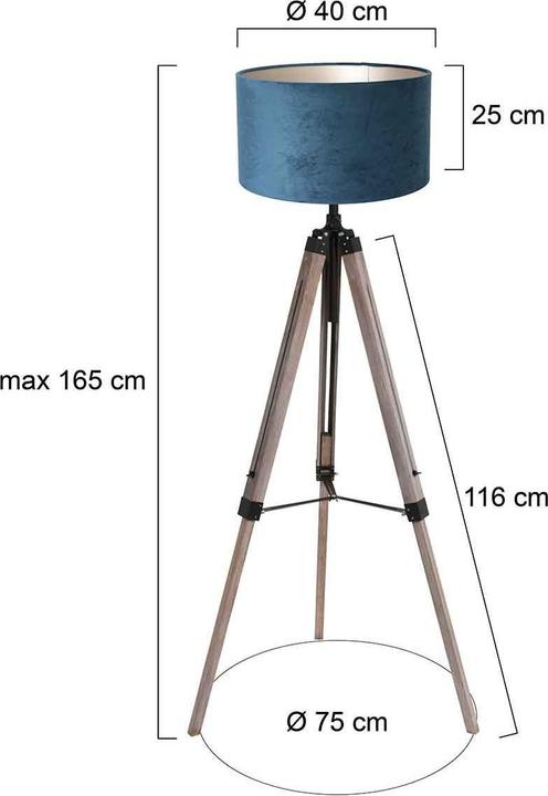 Actual product image Steinhauer Stehleuchte Triek (E27)