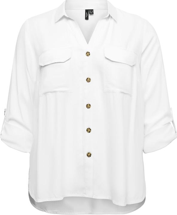 Produktbild Vero Moda Normal geschnitten Hemdkragen Curve Ärmel mit Umschlag Hemd Hemd (52)