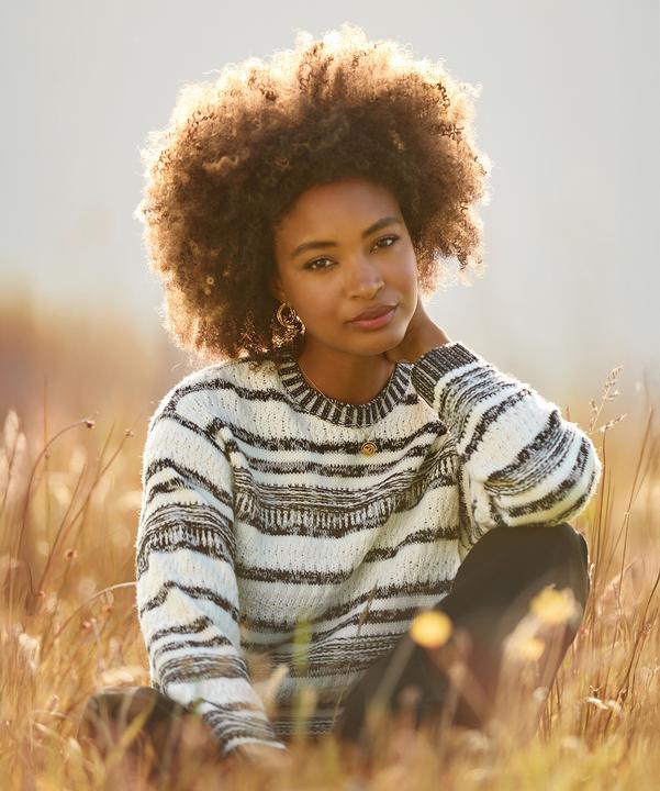 Produktbild Joe Browns Striped Fringed Jumper (46)