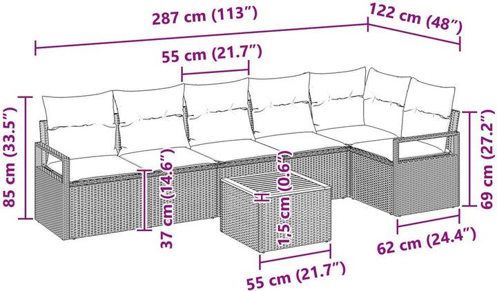 Produktbild vidaXL Millie