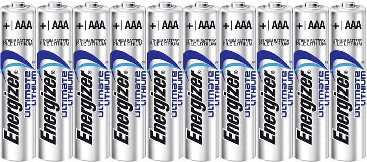 Immagine prodotto Energizer Ultimate Lithium Micro (10 pz., AAA, 1250 mAh)