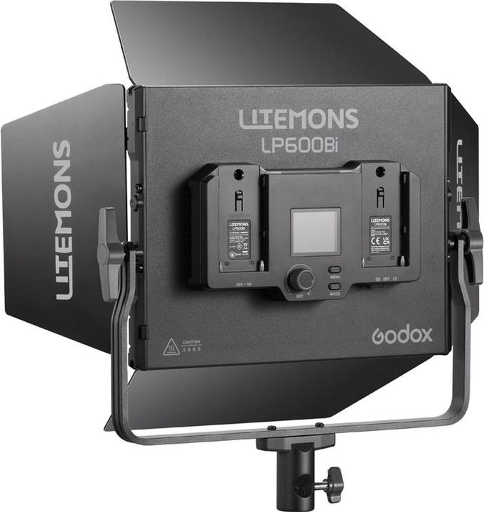 Productafbeelding Godox LP600Bi K2 Black Litemons Bi color LED Light Panel 2 light kit