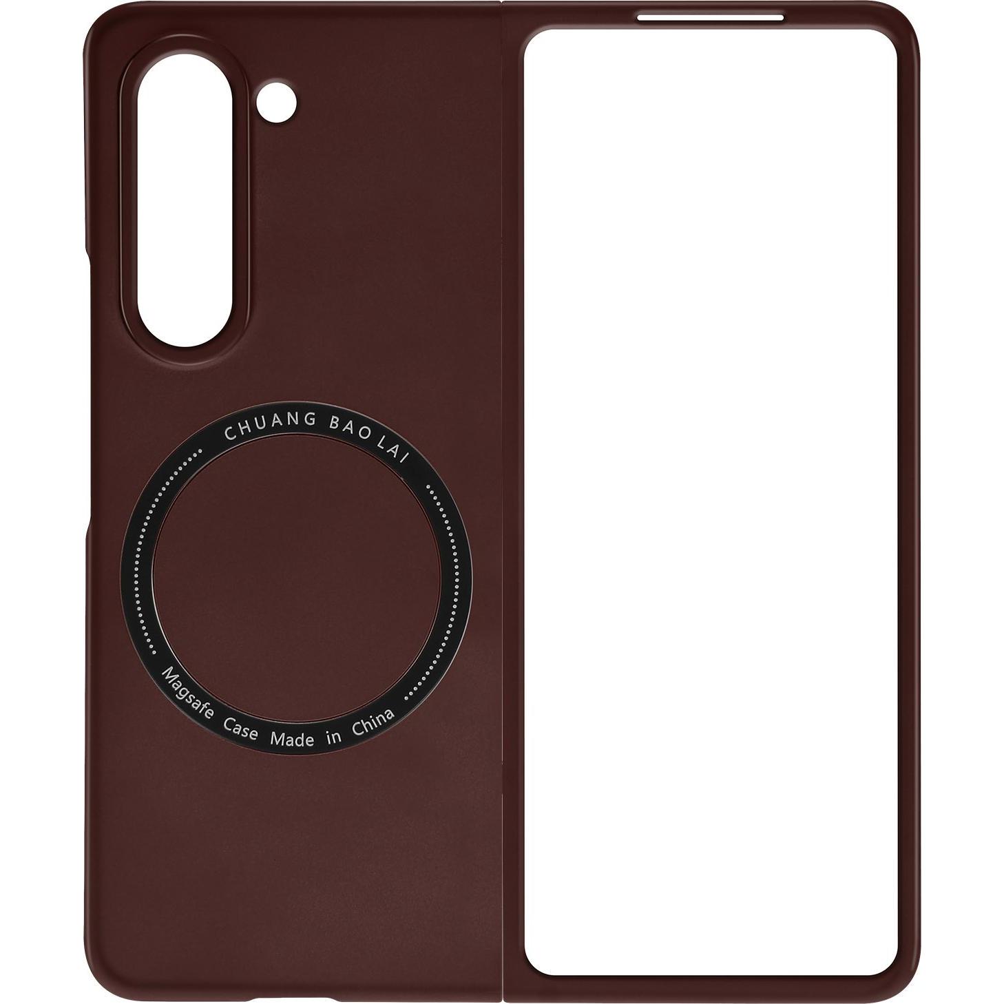 Avizar Polycarbonat dünnes Cover Series (Samsung Galaxy Z Fold5), Smartphone Hülle, Rot