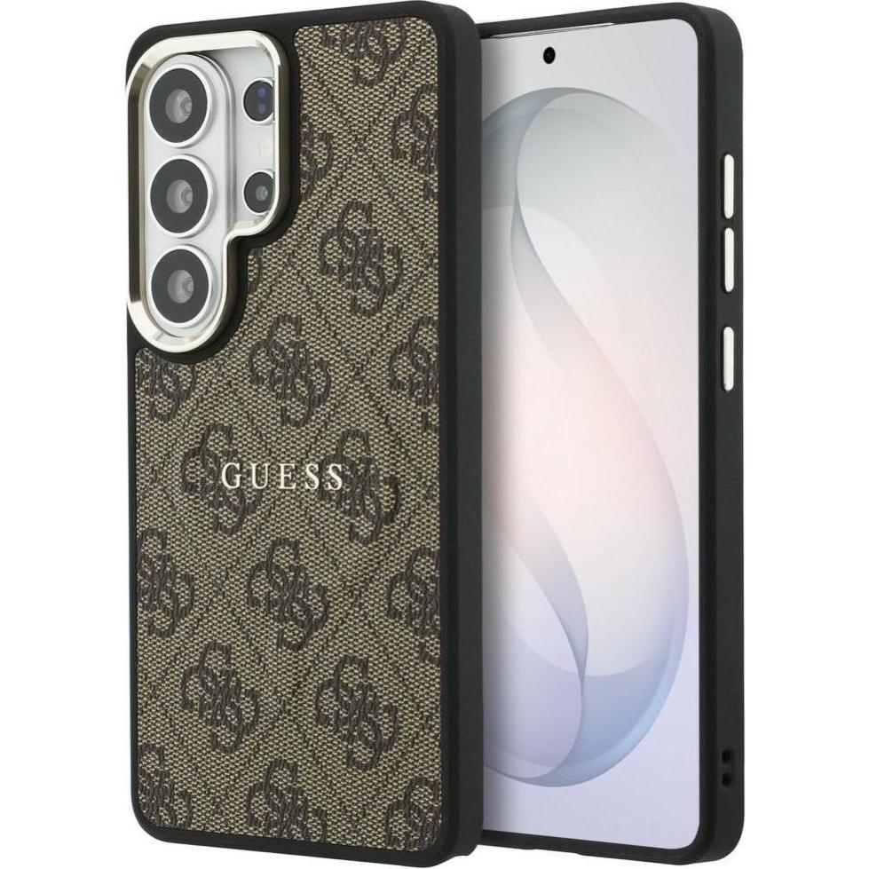 Guess - 4G Embossed Ring MagSafe (GUHMS26LP4MSEGCW) - Samsung Galaxy S26 Ultra - Brown (Samsung Galaxy S26 Ultra), Cover smartphone, Marrone