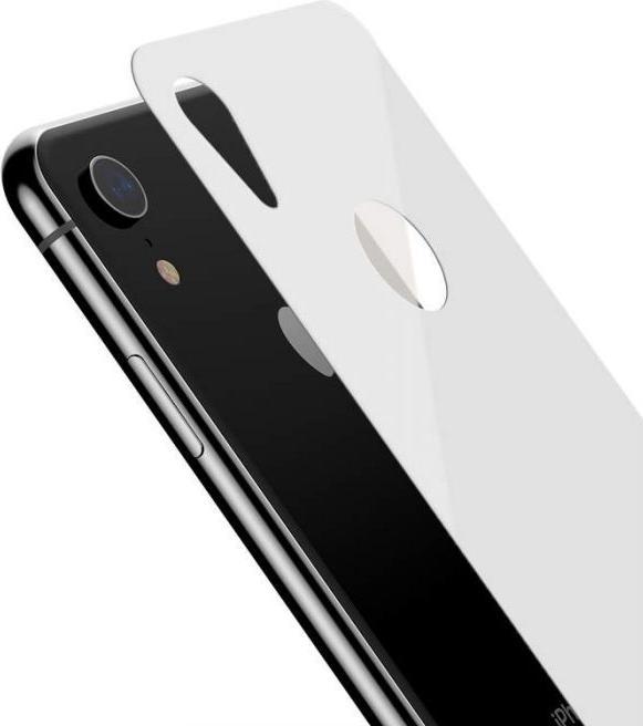 Produktbild Baseus iPhone Xr 03 mm Full coverage curved TGlass rear ProtectorWeiss (1 Stück, Apple iPhone XR)