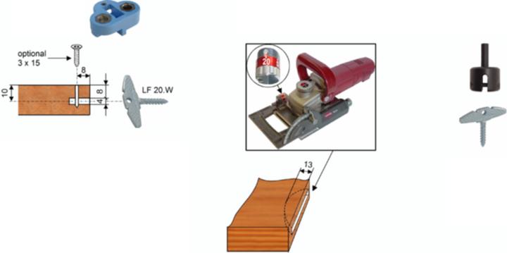 Image du produit Lamifix Raccordi di congiunzione 45x12x4 mm LF20.W5x38 (1 pcs)