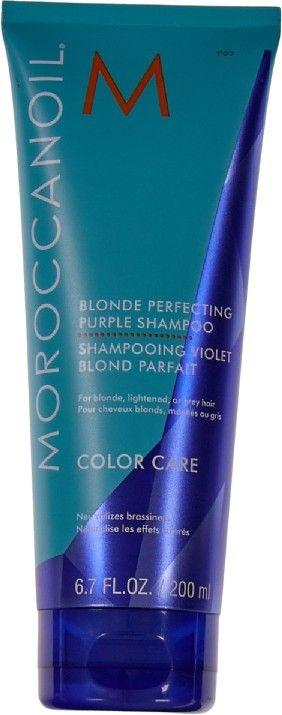 Actual product image Moroccanoil Color Care Blonde Perfecting Purple (Silver shampoo, 200 ml)