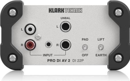 Actual product image No Name Klark Teknik DI 22P DI-box pasywny stereo