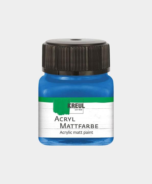 Immagine prodotto Kreul Vernice acrilica opaca, 20 ml (Blu genziana, 20 ml)