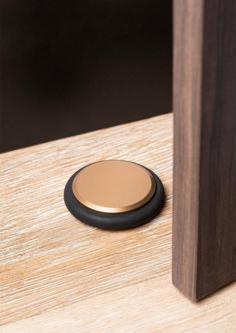 Actual product image Werkstarck Türpuffer LOW D48mm messingf. geb. (1 Piece)