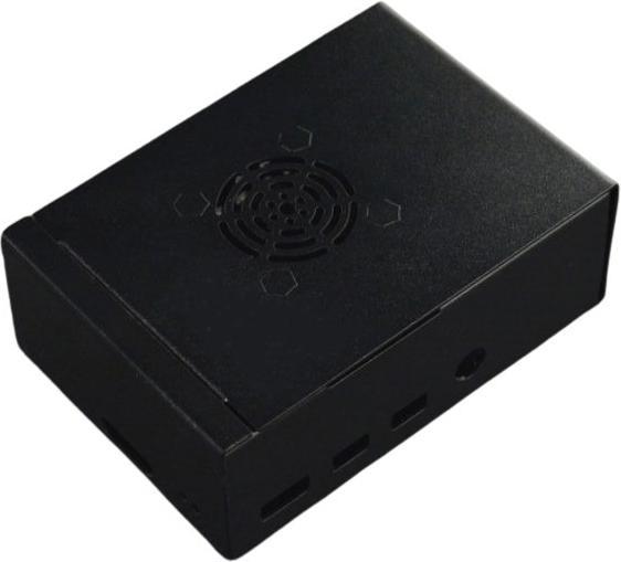 Actual product image DFRobot Raspberry Pi 4 metal case with heat sink and silent fan