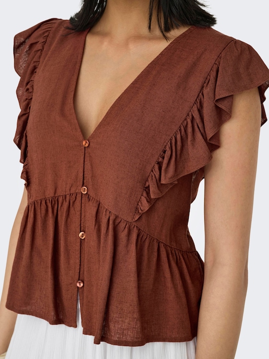 Image du produit Only Normal geschnitten V-Ausschnitt Top Top (XL)