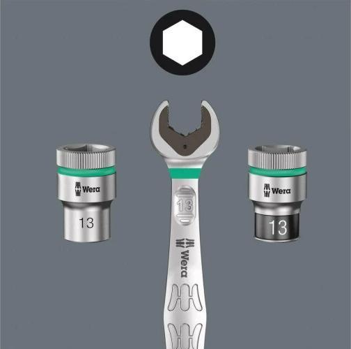 Produktbild Wera 8100 SA 6 Zyklop Speed-Knarrensatz (6 mm, 12 mm, 10  mm, 7 mm, 11 mm, 5 mm, 8 mm, 9 mm, 13 mm)