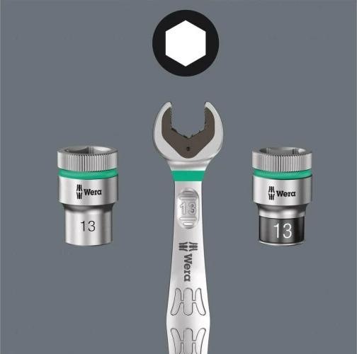 Productafbeelding Wera Dopsleutelset metrisch 1/ (6 mm, 12 mm, 10 mm, 7 mm, 11 mm, 5 mm, 8 mm, 9 mm, 13 mm)