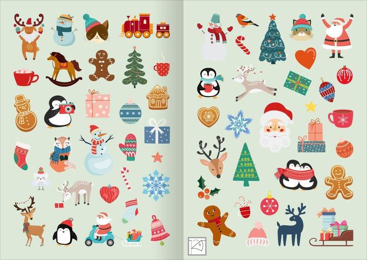 Actual product image Weihnachtssticker