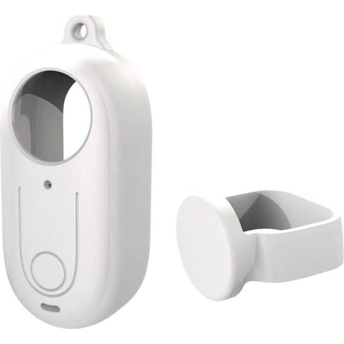 Puluz Custodia in silicone per fotocamera con copertura dell'obiettivo per Insta360 GO 3 Bianco, Accessori action cam, Bianco