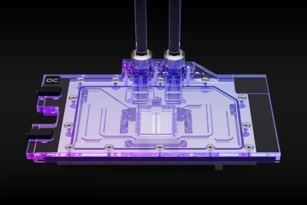 Actual product image Alphacool Ice Block Aurora Geforce RTX 4070 TI TUF Gaming with Backplate