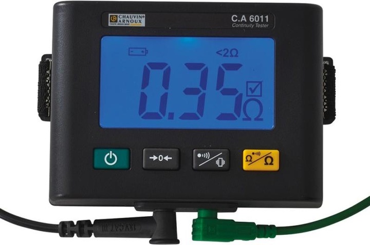 Actual product image Chauvin Arnoux C.A 6011 Set Insulation Meter 200Ω (CAT IV 300V)