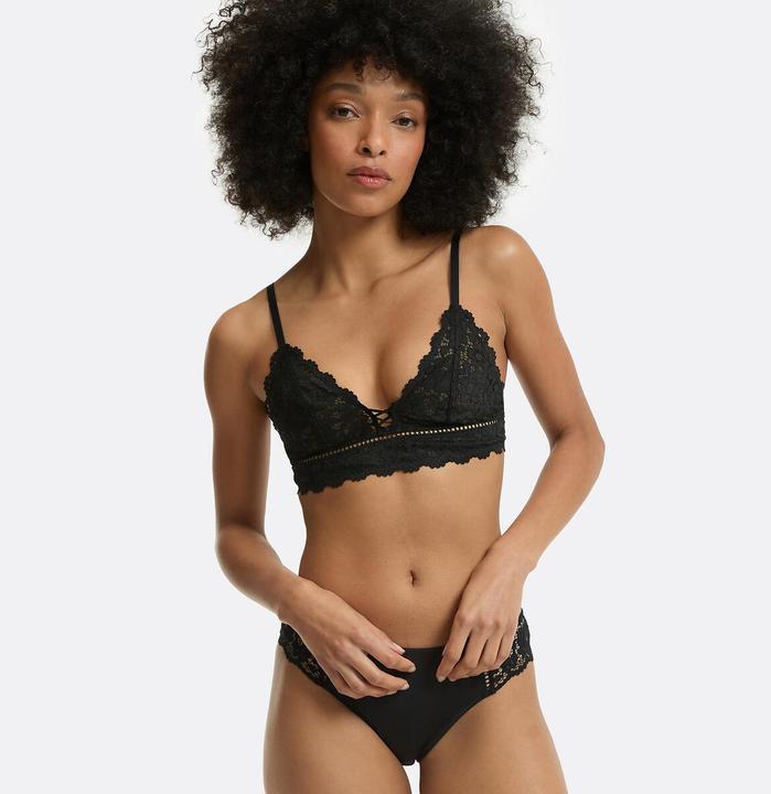 Produktbild La Redoute Collections Bügelloser Triangel-BH aus Spitze (70 B)