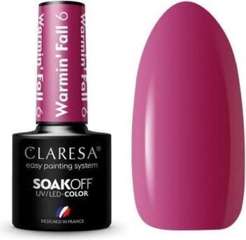 Claresa Soak Off Uv/Led Warming Fall Hybrid Nail Polish 6 5G (UV-Gel Lack)