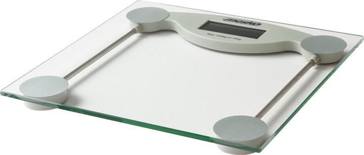 Image du produit Mesko MS 8137 échelle personnelle Rectangle Transparent, Blanc Électronique échelle personnelle (150 kg)