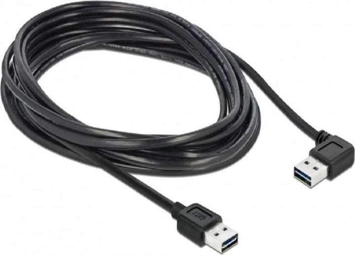 Actual product image Delock USB2.0 Easy cable, A-St.-A.St., angled (5 m, USB 2.0)