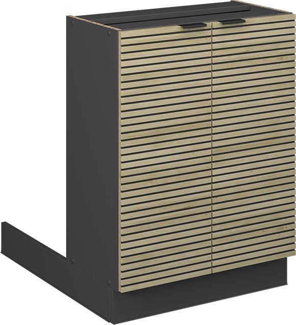 Anthrazit, Eiche Paneel