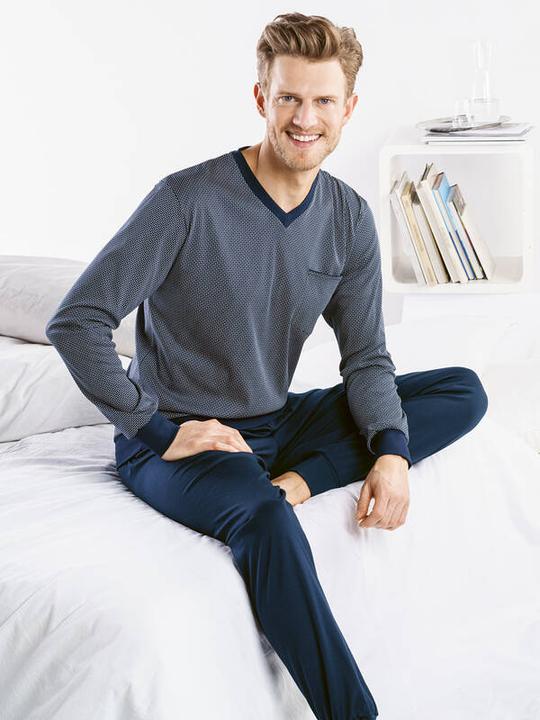 Produktbild ISA Bodywear Fashion Pyjama Bündchen (S)