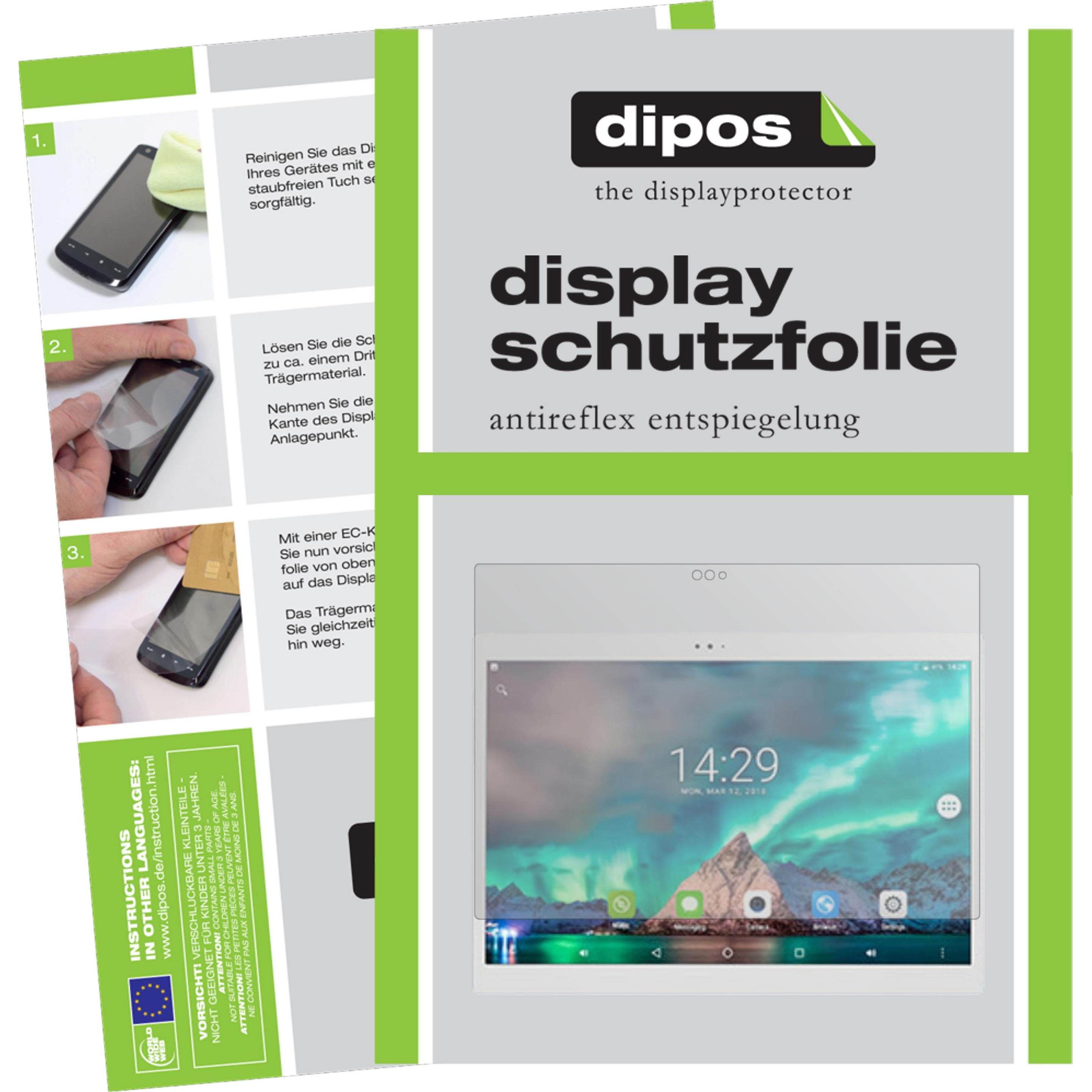 Dipos Displayschutzfolie Antireflex (2 Stück, Alldocube X), Tablet Schutzfolie