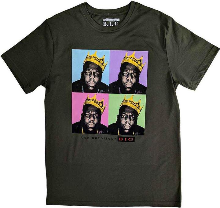 Produktbild Biggie Smalls Crown Pop Art (XXL)