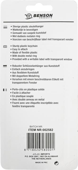 Actual product image Stahlex Set 10 Plastic Labels for Key Identification