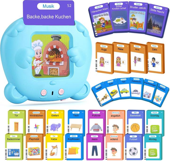 Activity Board 510 Wörter Sprechende Karteikarten Deutsch, 255 Blatt (German)