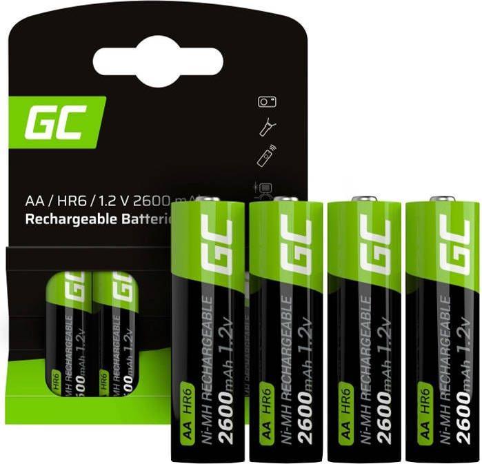 Image du produit GreenCell Batterie rechargeable - 1,2 V (4 pcs, AA, 2600 mAh)