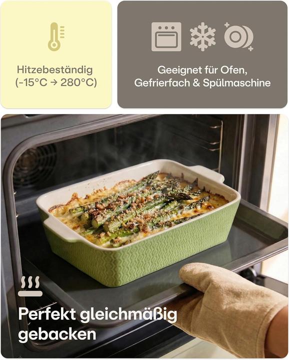 Produktbild Praknu Auflaufform mit extra hohem Rand