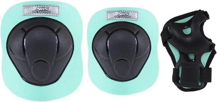 Nils Protektorenset schwarz und mint H210 Grösse (L, 6 Stück)