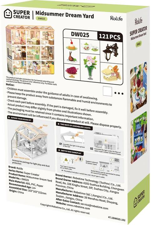 Image du produit Robotime Bausatz Midsummer Dream Yard