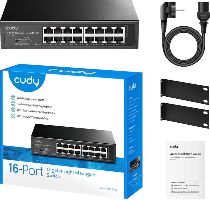 Produktbild Cudy Switch (GS1016E) (16 Ports)