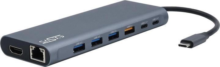 Actual product image Exsys 14in1 USB 3.2 Gen 2x1 Dock (USB-C, 14 ports)