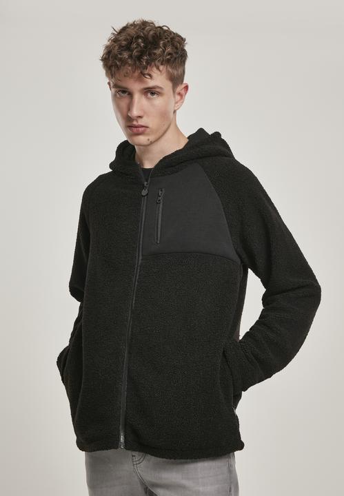 Actual product image Urban Classics Hooded Sherpa Zip Jacket (XXL)
