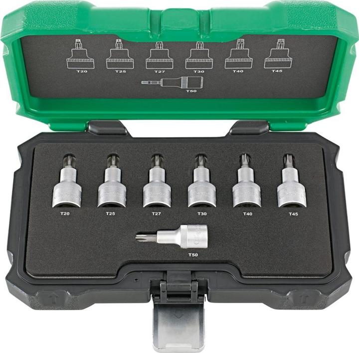 Image du produit Magni Jeu de vis 1/2" 7 pces T20-50 FORTIS (1/2")