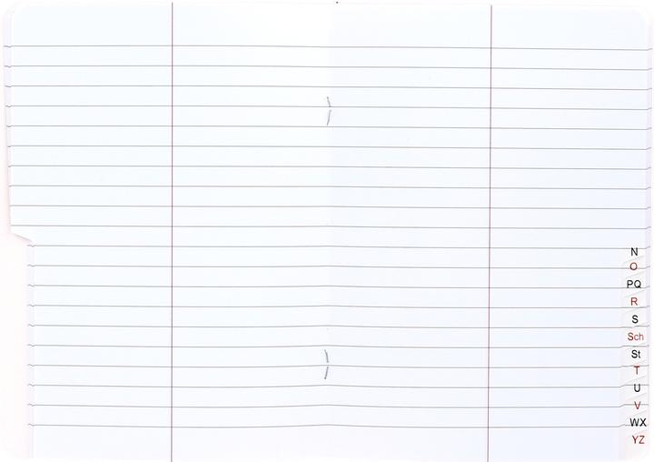 Produktbild Oxford Vokabelheft mit Register A5, 48 Blatt, m. Register A-Z, 90 g/m² (A5, Speziallineatur, Weicher Einband)