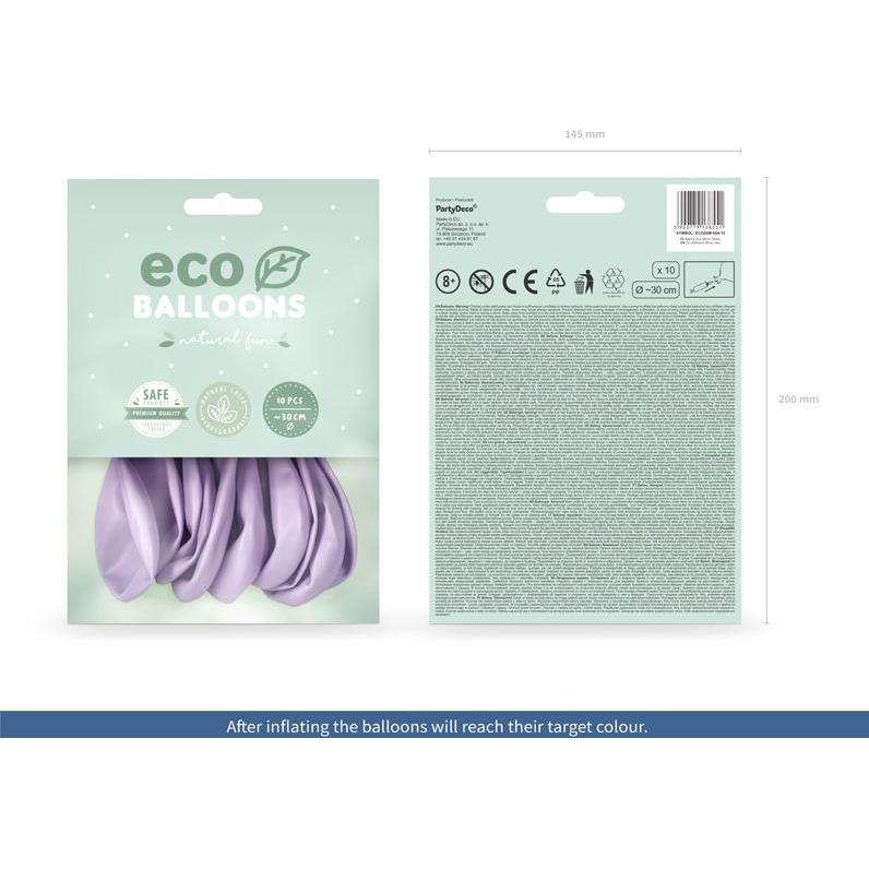 Thumbnail - Partydeco Eco Ballons Flieder metallic