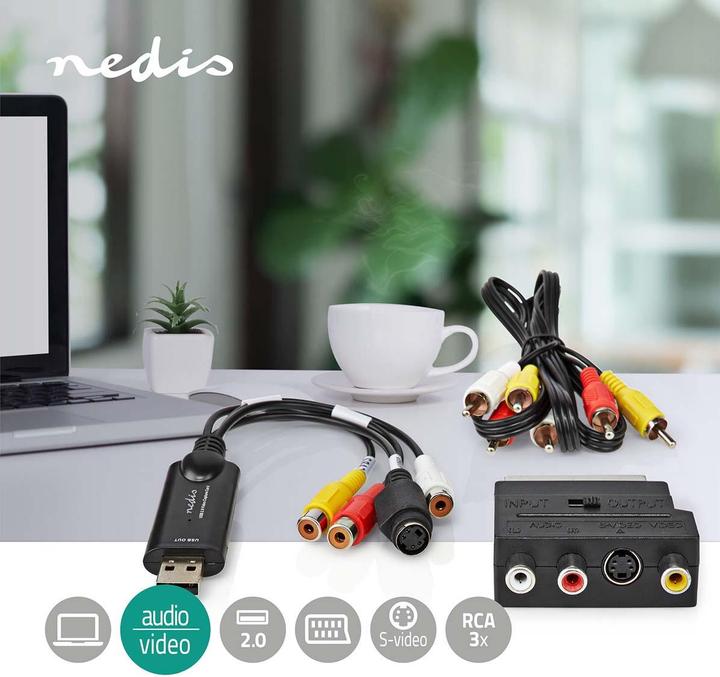 Produktbild Nedis VGRRU101BK (Analog -> Digital)